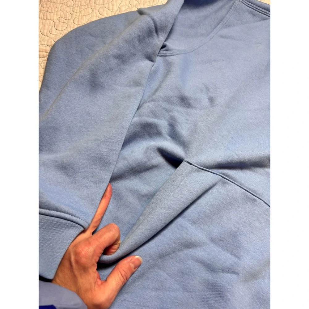 Adidas Originals Adicolor Essentials Trefoil Hoodie Sky Blue Mens XL